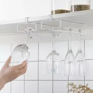 와인잔 행거 선반 컵 거치대 와인컵 수납 정리 렉 진열 와인 보관