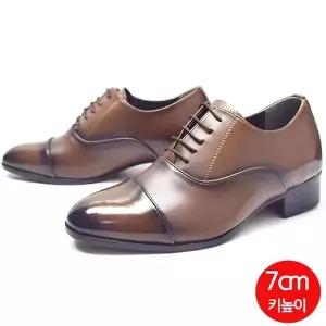 7cm 키높이 남성 정장구두 발편한 웨딩구두 면접구두 /티안나게자신감