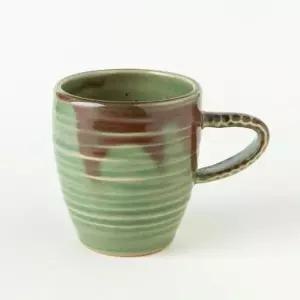 이천도자기 명 라인 믹스 커피잔 그린 200ml 찻잔 차 티 도자기