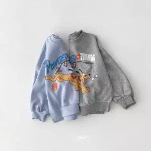 [연투] 디세인트 26봄 뼈다구플루토맨투맨 24개월 아기 유아 키즈 여아 남아 아동복