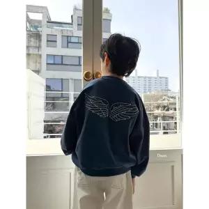 [연투] 디세인트 26봄 엔젤맨투맨 24개월 아기 유아 키즈 여아 남아 아동복 긴팔티