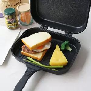 양면후라이팬 논스틱 5중 마블코팅 양면팬 1P 생선 토스트 후라이팬