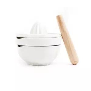 투데코 도자기 이유식 조리기 세트 클래식 화이트