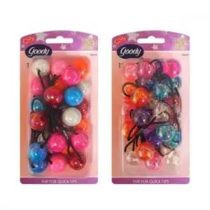 [반려] goody 펄 방울 머리끈 12P NO 32549 랜덤 발송