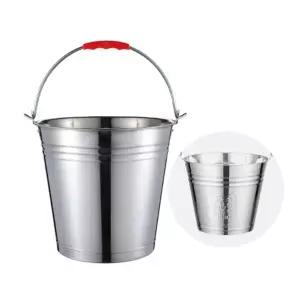 아이스버킷 12L 스텐양동이 12리터 손잡이 철제 스텐 양동이 버켓