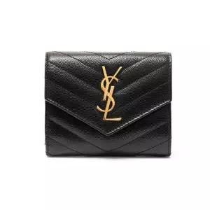 퀼티드 컴팩트 3단 모노그램 반지갑 403943-BOW01-1000