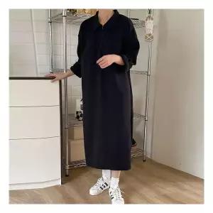 긴팔 카라지퍼원피스 임산부원피스 빅사이즈원피스 임부복 176775