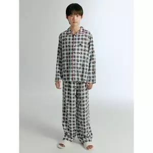 [폴햄키즈]공용)디즈니레이온 긴팔 파자마 세트PKG5UI3210_GN