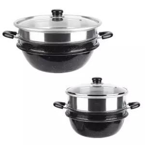 알루미늄 대원 2단 가마솥 찜기