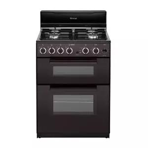 [롯데백화점]린나이 린나이 참숯코팅 무수그릴 4구 가스오븐 다크 브라운 RSF-BM73BR