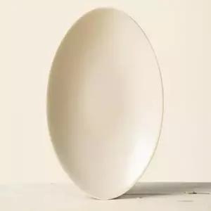 ( )이천도자기 우디 타원형 도자기 접시 26.5cm 식기 도자기 그릇 플레이트