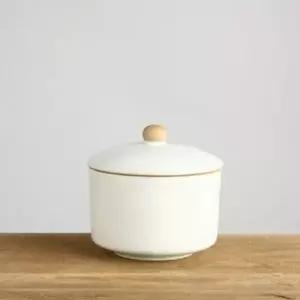 이천도자기 담소 도자기 뚜껑 양념통 1호 11.5cm 식기 그릇 소금통