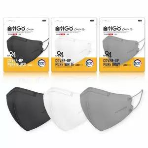 미엘 KF94 마스크 숨쉬고 커버업 새부리형 2D 25매 대형 MNA