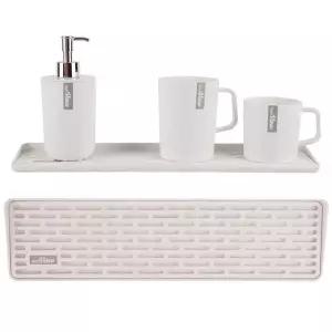 욕실 정리용 미니 트레이 슬림 수납 용품