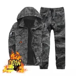 동계 낚시방한복 겨울 방한 세트 블랙그레이밀리터리 낚시복 상하의