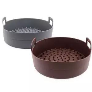 올스텐레스 냉동용에프그릇 오븐그릇 오븐용기 에어프라이팟 다용도 대 실리콘