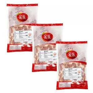 [셀러허브]올품 냉장 국내산 닭다리살 (정육2) 1kg x 3개 (S46847121)