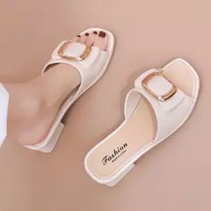 인기상품 여성 미들힐 뮬슬리퍼 1P 사무실 여름 오픈토 슈즈 [WFHOH65_260317]