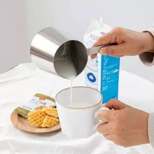 올 스텐 밀크 이유식 작은 냄비 - 눈금 저그 650ml 법랑냄비