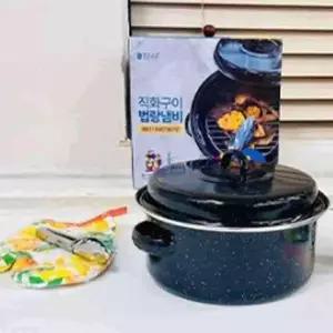 직화구이 법랑냄비 소24cm 군밤만들기 군옥수수만들기 옥수수냄비