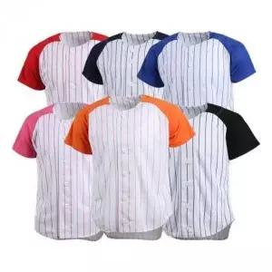 [셀러에이드]야구 단추티셔츠 반팔 단체복 행사복 응원복 유니폼 스타일 버튼