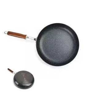 계란 업소용 우드손잡이 경질 후라이팬 36cm