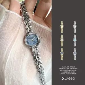 여성 고급 유니크 쉐입 미니 얇은 손목시계