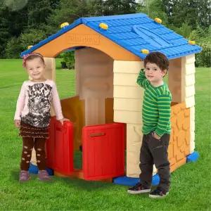 실내놀이터 파란지붕 유아 하우스 장난감집 어린이집 집만들기 5세 대형완구 4세 3세