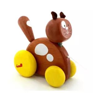 걸음마 아기 장난감 원목 바퀴 고양이 2세 12개월 조카선물 끌차 토들러 끌고다니는 영유아완구 어린이집