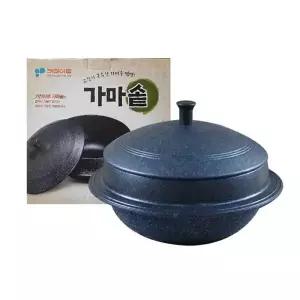 알미늄가마솥 대형가마솥 찜솥 24cm 양면마블코팅