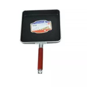 프라이팬 나무손잡이 사각 후라이팬(대)