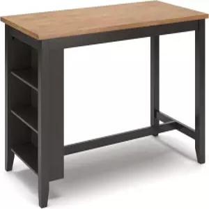 애슐리 게스타븐의 시그니처 디자인 수납공간 밝은 갈색 어두운 갈색의 캐주얼 카운터 높이 식탁