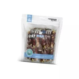 ( )모모 오리 연어포 1kg 강아지 대용량 사사미 오리고기 연어포