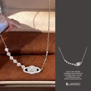 [디자이너몰]여성 행성 우주 고급 티타늄 스틸 체인 목걸이