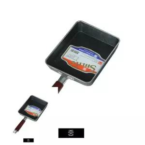 나무손잡이 사각 후라이팬 중 계란후라이팬