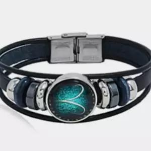 ( )별자리 가죽팔찌 양자리 줄팔찌 끈팔찌 여자여름팔찌 소원팔찌 남자가죽팔찌