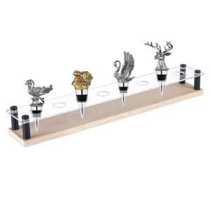 BENECREAT 스토퍼 할로윈 6.4 스탠드, 디스플레이, 디스플레이 X 버번 39.6 2.1인치) 5.3CM(15.6 홀더 생일 장식용 코르크 위스키 선물 2.5 크리스마스