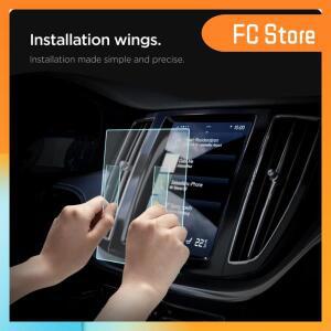 볼보 XC90/XC60/XC40/S90/S60/V90/V60(2016-2021) 8.7인치 화면용 눈부심 방지 광택 강화 유리 보호기 - 1