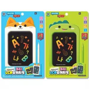 어린이 초등학생 귀여운 스마트 LCD 스케치북 드로잉보드판 메모패드 필기 전자노트 전자칠 디지털 유아 블