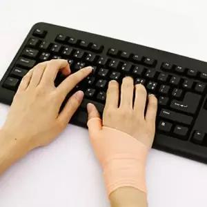 ( )실리콘 손목 보호대 엄지 밴드 방수 팔목 아대