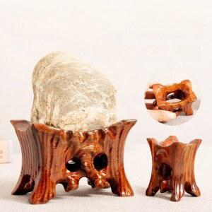 수석받침 수석수반 수반받침대 우드랙 거치대 나무 내경 둥근 옥기 홈리스 원형 분경