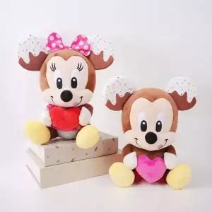 디즈니 하트 인형 25cm 2종 택1