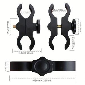 망원경 스코프 J형 광학배율 블랙 프레 천 4안 8배 훈련 등산 장비