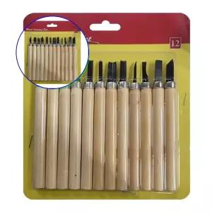 쌍문상회 정밀한 조각도세트 12종 목공 판화 조소 미술 공예도구