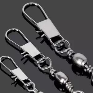 경량형 쭈꾸미 낚시 초정밀 핀도래 채비 인터락 100개 도래