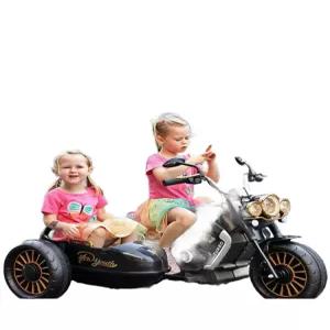 전동차 2인 스쿠터 3륜 전기 풋패달 오토바이 전동 탑승  선물  리모컨