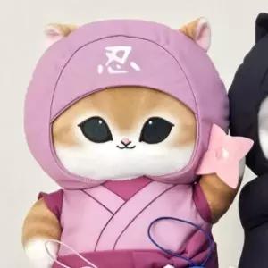 ( )핑크 대형 닌자 봉제 인형 28cm BIG 캐릭터 침실 데코 인테리어 인형