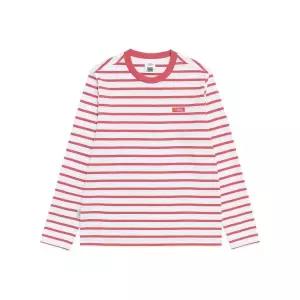 NATIONALGEOGRAPHIC N261UTS030 스트라이프 긴팔 티셔츠 ROSE