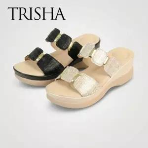 [트리샤]국내제작 웨지통굽 비즈 뮬 슬리퍼 CNK_Anklet