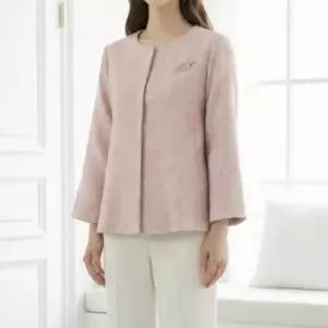 여자 우아한 데이트룩 상견례 트위드 비조 자켓